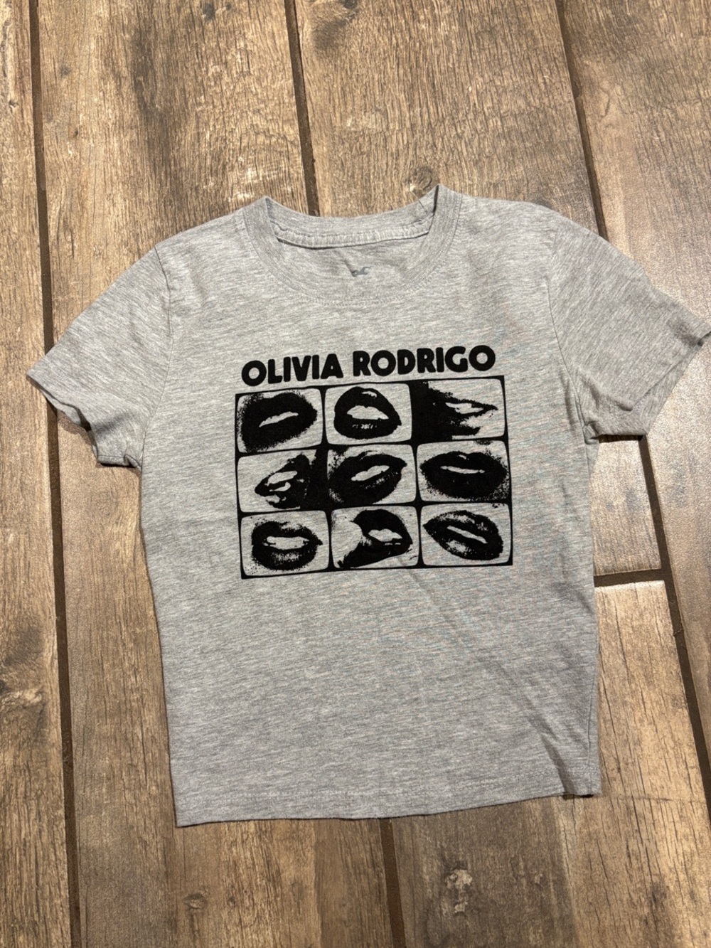 Hollister Gray Olivia Rodrigo Graphic Tee